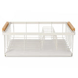 Danny Home Dish Rack with Diatomite Drip Tray 42.4cm White at Zubaidas Homestore Pakistan