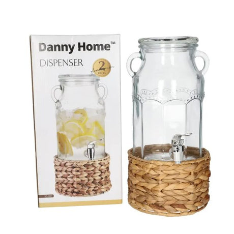 Danny Home Dispenser With Woven Stand 3100ml at Zubaidas Homestore Pakistan