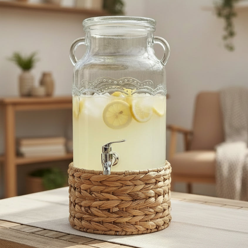 Danny Home Dispenser With Woven Stand 3100ml at Zubaidas Homestore