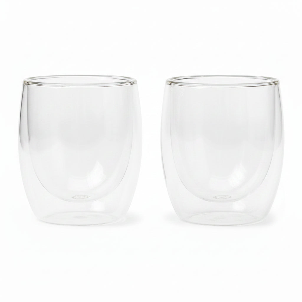 Danny Home Double Wall Espresso Glass Set 80ml at Zubaidas Homestore Pakistan