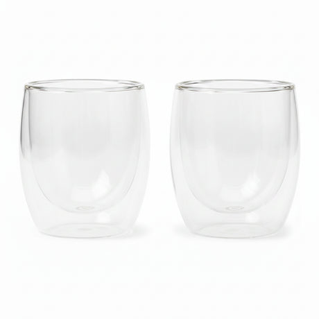 Danny Home Double Wall Espresso Glass Set 80ml at Zubaidas Homestore Pakistan