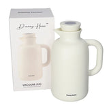 Danny Home Double Wall Glass Thermos Vacuum Jug 1 Liter White at Zubaidas Homestore 