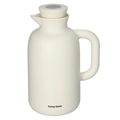 Danny Home Double Wall Glass Thermos Vacuum Jug 1 Liter White at Zubaidas Homestore Pakistan