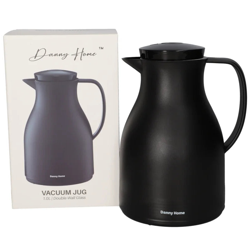Danny Home Double Wall Glass Vacuum Jug 1.0L at Zubaidas Homestore 