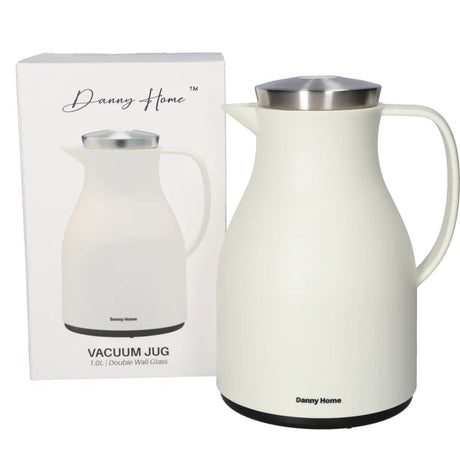 Danny Home Double Wall Vacuum Jug White 1 Liter at Zubaidas Homestore 