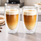 Danny Home Double Walled Borosilicate Glass 2 Pieces Set 300ml at Zubaidas Homestore