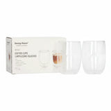 Danny Home Double Walled Cappuccino Glass 2 Pieces Set 200ml at Zubaidas Homestore 