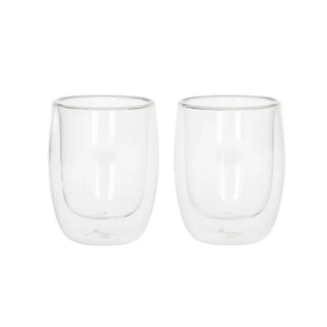 Danny Home Double Walled Cappuccino Glass 2 Pieces Set 200ml at Zubaidas Homestore Pakistan
