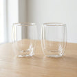 Danny Home Double Walled Cappuccino Glass 2 Pieces Set 200ml at Zubaidas Homestore