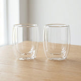 Danny Home Double Walled Cappuccino Glass 2 Pieces Set 200ml at Zubaidas Homestore
