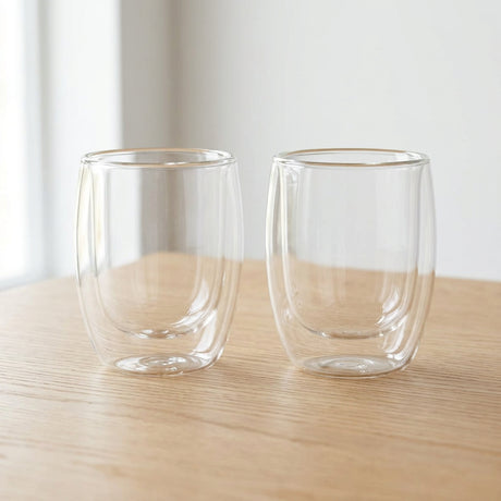 Danny Home Double Walled Cappuccino Glass 2 Pieces Set 200ml at Zubaidas Homestore