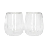 Danny Home Double Walled Clear Glass 2 Pieces Set 200ml at Zubaidas Homestore Pakistan