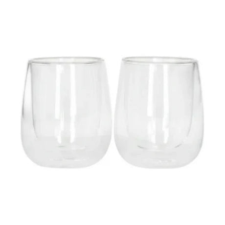 Danny Home Double Walled Clear Glass 2 Pieces Set 200ml at Zubaidas Homestore Pakistan