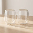 Danny Home Double Walled Clear Glass 2 Pieces Set 200ml at Zubaidas Homestore