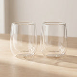 Danny Home Double Walled Clear Glass 2 Pieces Set 200ml at Zubaidas Homestore