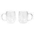 Danny Home Double Walled Espresso Glass Cup with Handle 80ml at Zubaidas Homestore Pakistan