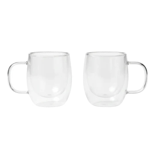 Danny Home Double Walled Espresso Glass Cup with Handle 80ml at Zubaidas Homestore Pakistan