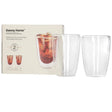 Danny Home Double Walled Glass 2 Pieces Set 400ml at Zubaidas Homestore