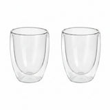Danny Home Double Walled Glass 2 Pieces Set 80ml at Zubaidas Homestore Pakistan