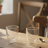 Danny Home Double Walled Glass 2 Pieces Set 80ml at Zubaidas Homestore 
