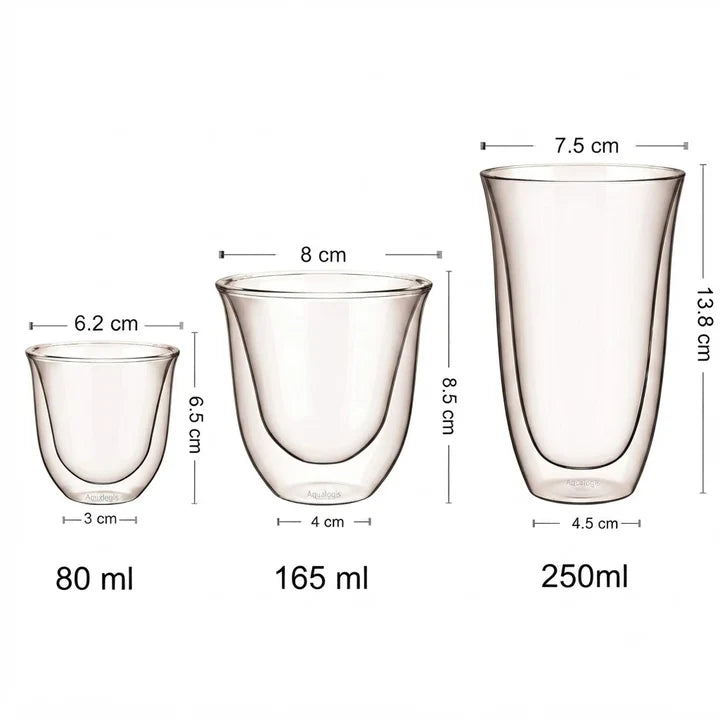Danny Home Double Walled Glass 6 Pieces Set at Zubaidas Homestore. Best Online Homestore in Pakistan
