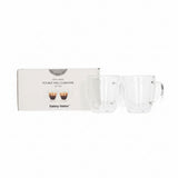 Danny Home Double Walled Glass Cup with Handle 80ml at Zubaidas Homestore