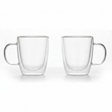 Danny Home Double Walled Glass Mug 350ml 2 Pieces Set at Zubaidas Homestore Pakistan