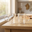Danny Home Double Walled Glass Mug 350ml 2 Pieces Set at Zubaidas Homestore