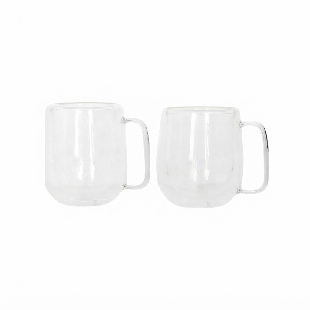 Danny Home Double Walled Glass Mug with Handle 250ml at Zubaidas Homestore Pakistan