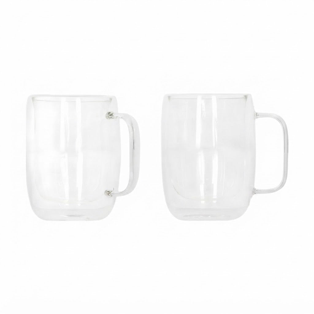 Danny Home Double Walled Glass Mug with Handle 300ml at Zubaidas Homestore Pakistan