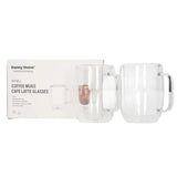 Danny Home Double Walled Glass Mug with Handle 300ml at Zubaidas Homestore 