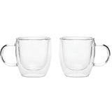 Danny Home Double Walled Glass Mug with Handle 300ml at Zubaidas Homestore Pakistan