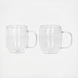 Danny Home Double Walled Glass Mug with Handle 80ml at Zubaidas Homestore Pakistan