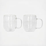 Danny Home Double Walled Glass Mug with Handle 80ml at Zubaidas Homestore Pakistan