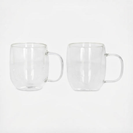 Danny Home Double Walled Glass Mug with Handle 80ml at Zubaidas Homestore Pakistan