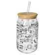 Danny Home Drinking Glass Tumbler with Straw 480ml at Zubaidas Homestore Pakistan