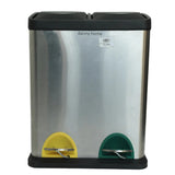 Danny Home Dual Compartment Pedal Waste Bin 16L at Zubaidas Homestore. Best Online Home Store in Pakistan