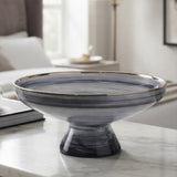 Danny Home Eclipse Glass Fruit Plate 33 cm at Zubaidas Homestore