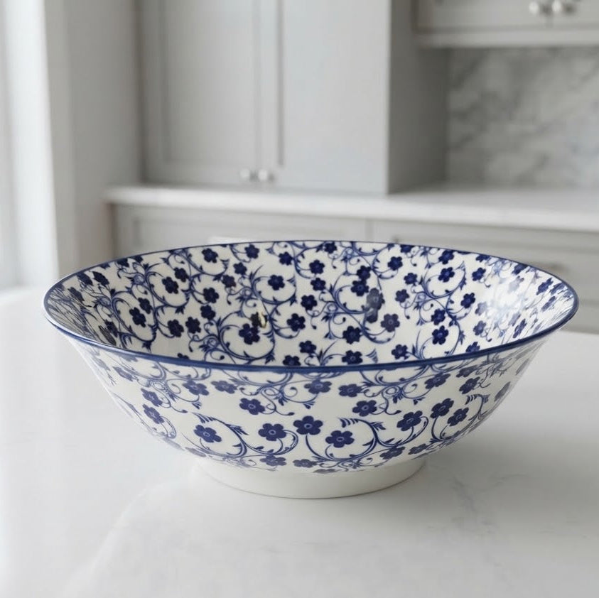Danny Home Floral Design Ceramic Bowl 21cm at Zubaidas Homestore