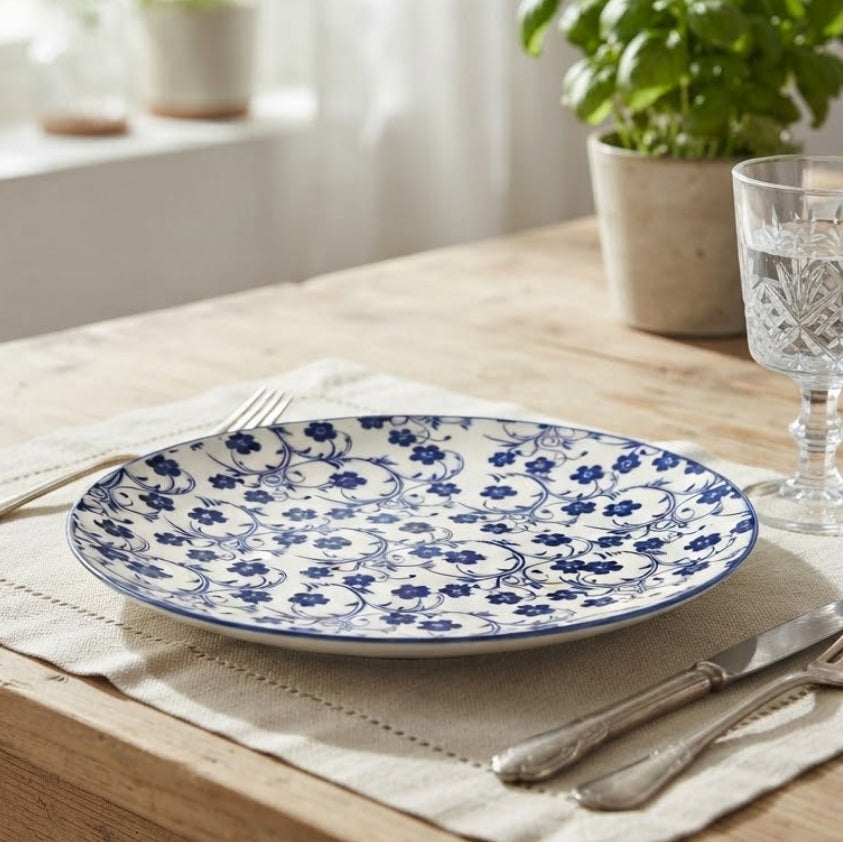 Danny Home Floral Design Ceramic Plate 19cm at Zubaidas Homestore 