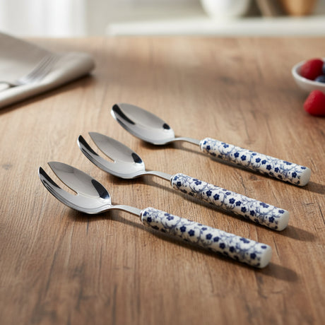 Danny Home Floral Design Dinner Spoon 3 Pieces Set 19.3cm at Zubaidas Homestore