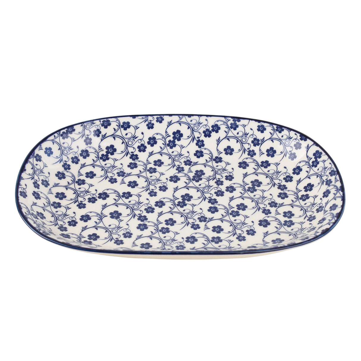 Danny Home Floral Design Platter Plate 30 cm at Zubaidas Homestore Best for Home Shopping Pakistan