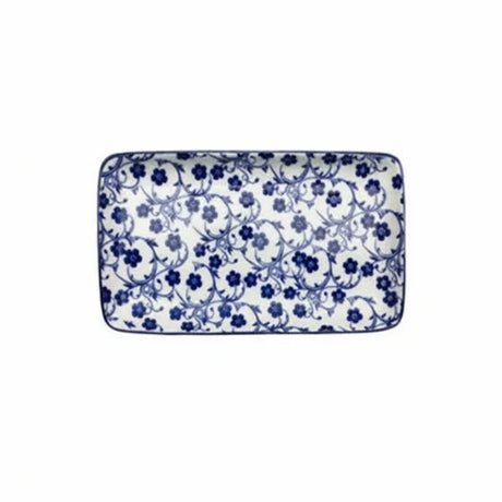 Danny Home Floral Design Rectangular Dinner Plate 18cm at Zubaidas Homestore Pakistan