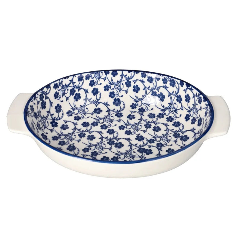Danny Home Floral Design Round Serving Dish 28cm at Zubaidas Homestore Pakistan