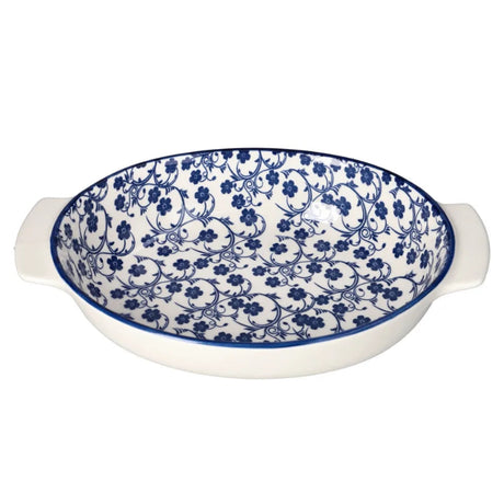 Danny Home Floral Design Round Serving Dish 28cm at Zubaidas Homestore Pakistan