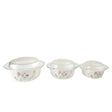Danny Home Floral Opal Glass Casserole 3 Pieces Set at Zubaidas Homestore Pakistan