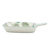 Danny Home Floral Porcelain Mini Baking Dish with Handle 19cm at Zubaidas Homestore . Best Online Homestore in Pakistan