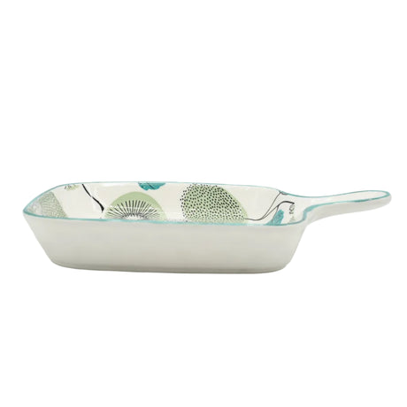 Danny Home Floral Porcelain Mini Baking Dish with Handle 19cm at Zubaidas Homestore . Best Online Homestore in Pakistan