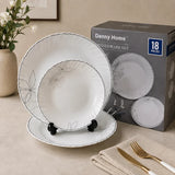 Danny Home Floral White Dinner Set 18 Pieces at Zubaidas Homestore Pakistan