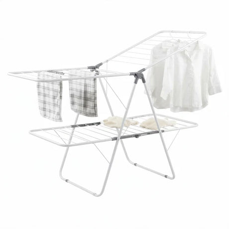 Danny Home Foldable Clothes Drying Rack White at Zubaidas Homestore Pakistan